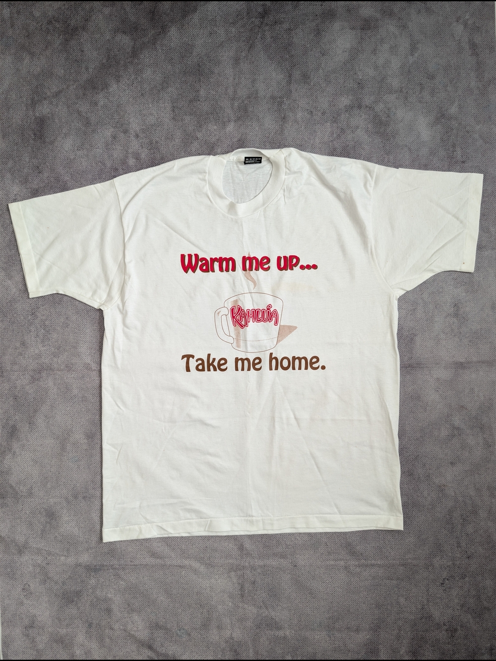 Vintage Kahlua Warm Me Up, Take Me Home Promo XL T-Shirt 1990s